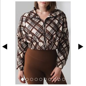 Balance Athletica - The Ethos Jacket - Cocoa Plaid Size L